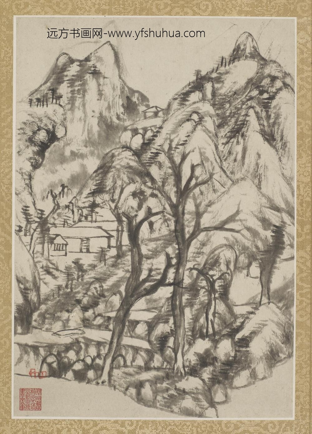 朱耷_八大山人书画合册_