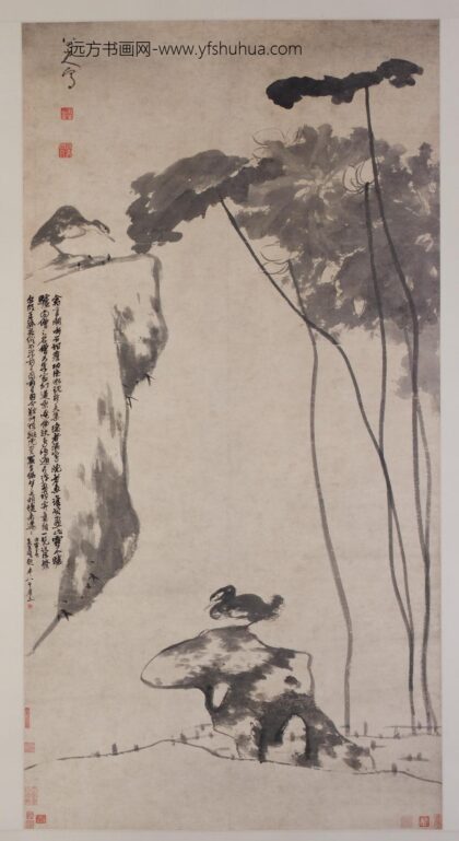 朱耷 荷花双凫图轴.jpg