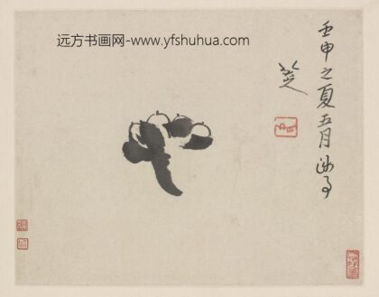 朱耷 莲蓬图册页.jpg