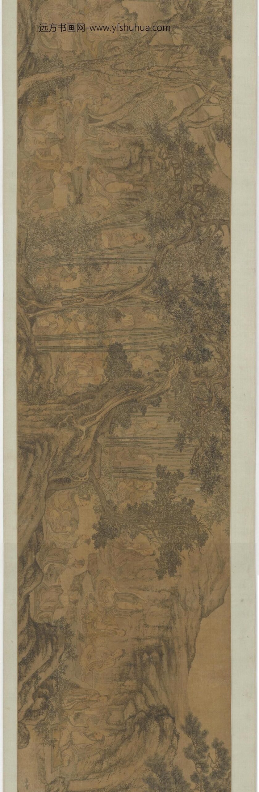 李公麟_兰亭雅集图卷_