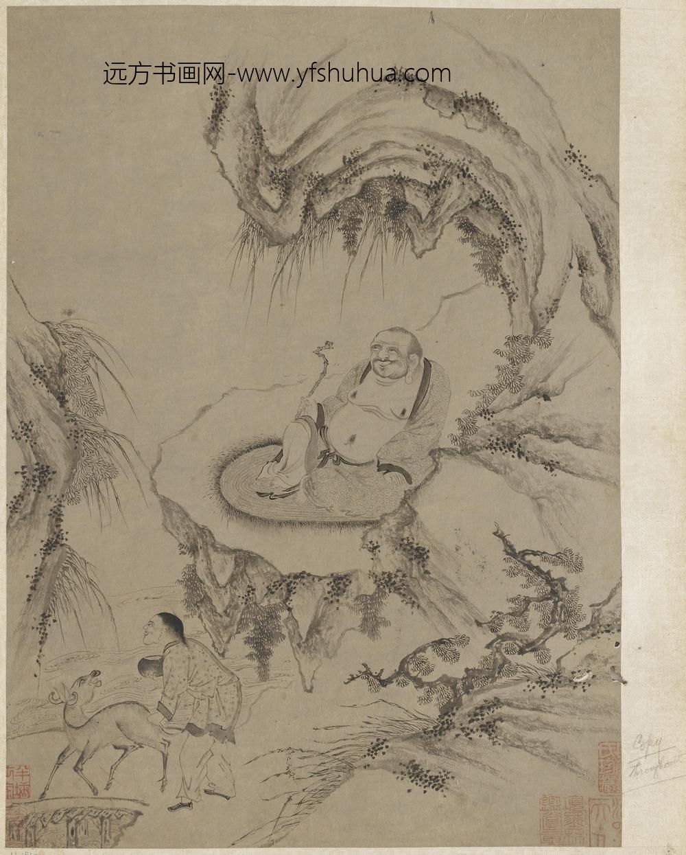 李公麟_十八罗汉图册_ ()