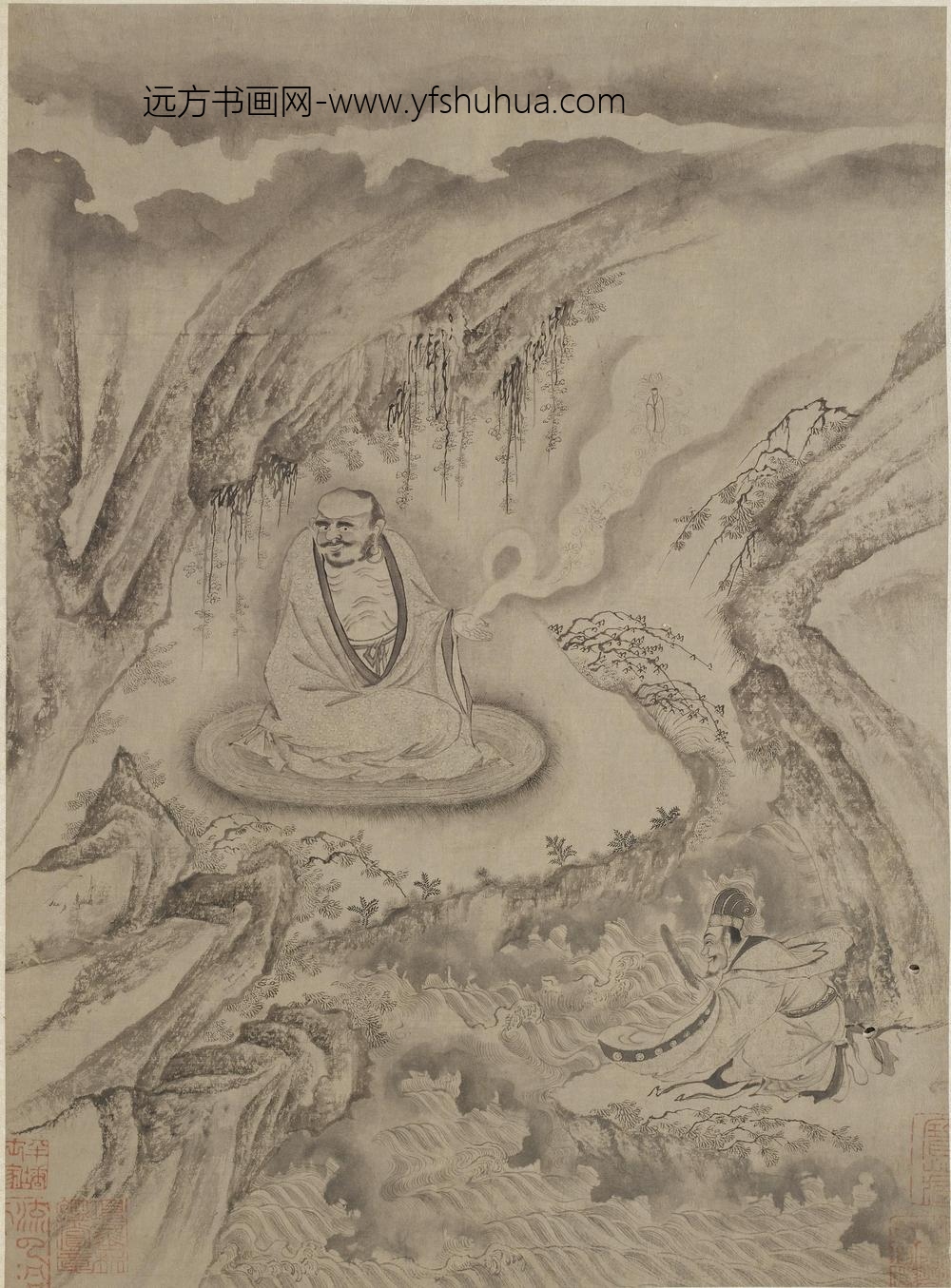 李公麟_十八罗汉图册_ ()