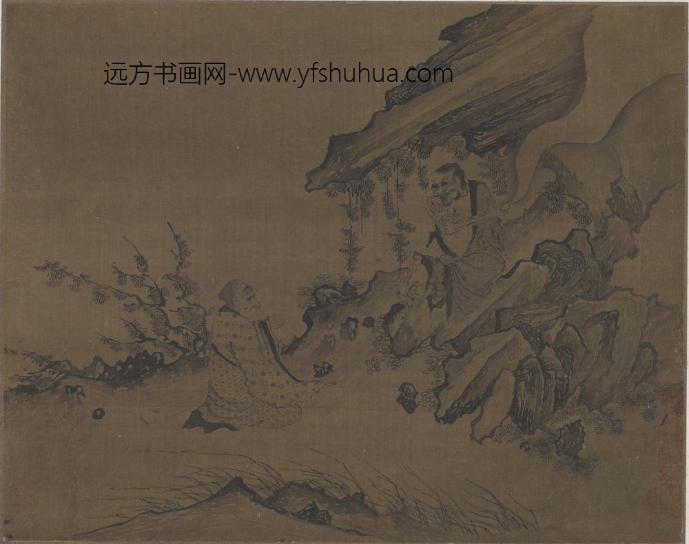 李公麟_十八罗汉图册_