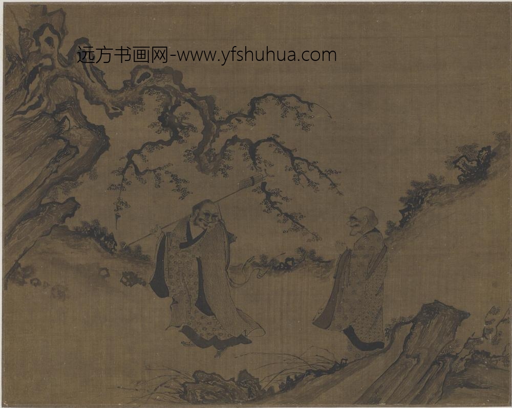 李公麟_十八罗汉图册_