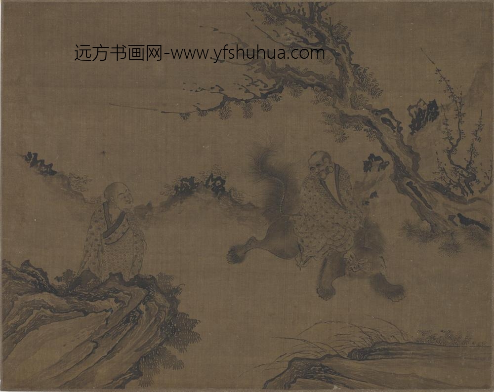 李公麟_十八罗汉图册_