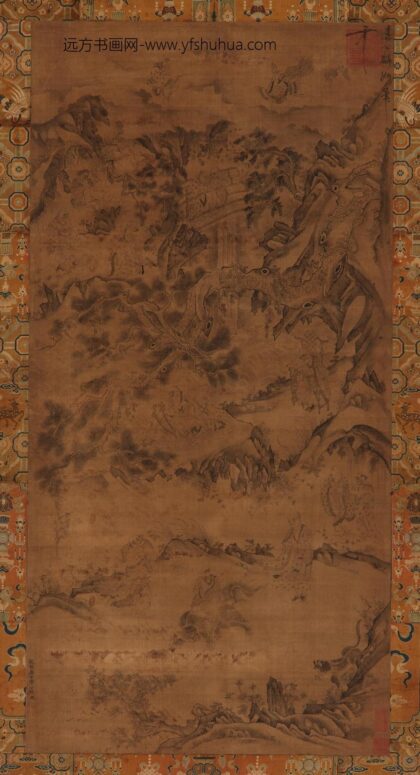 李公麟 岩壑十八罗汉图.jpg