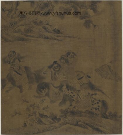 李公麟 异兽怪人图.jpg