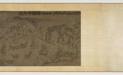 李公麟 白描罗汉观音山水图 1.jpg