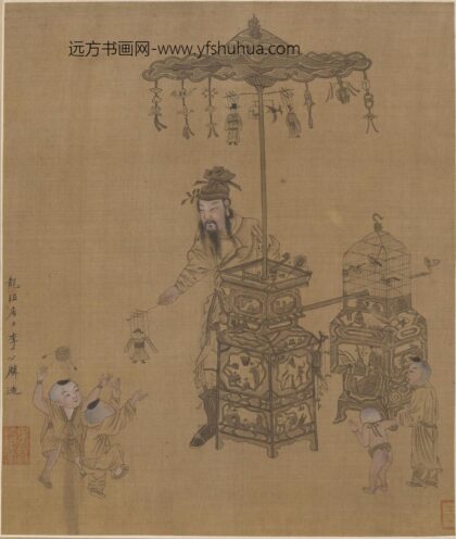 李公麟 货郎图册页.jpg