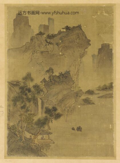 李唐 临水崖亭松壑图.jpg