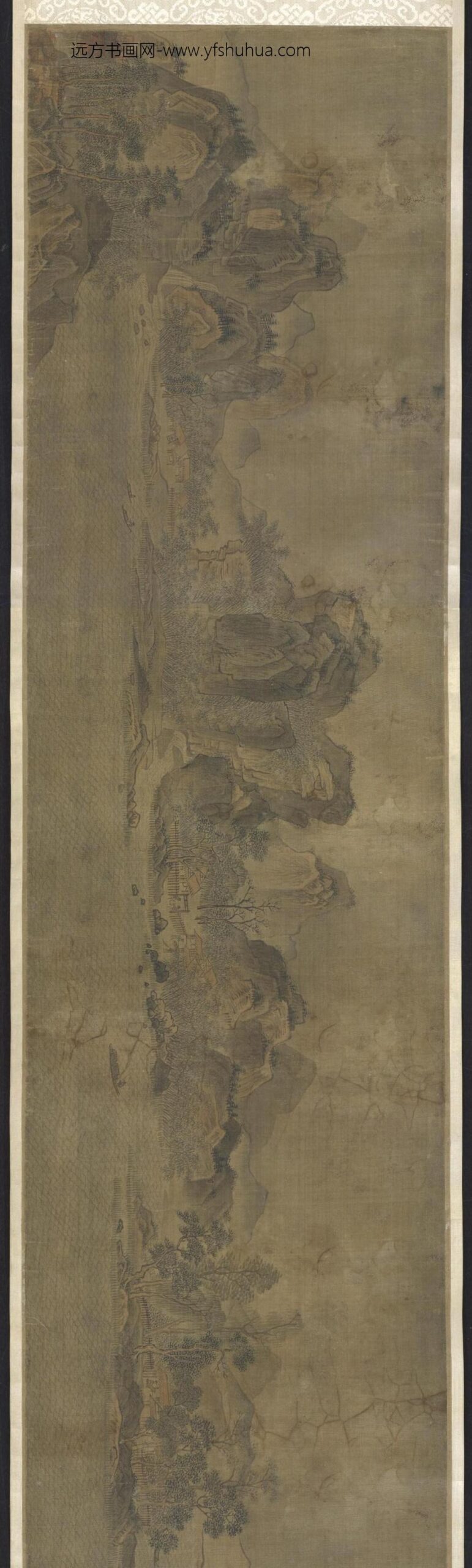 李唐_清溪山水图卷_