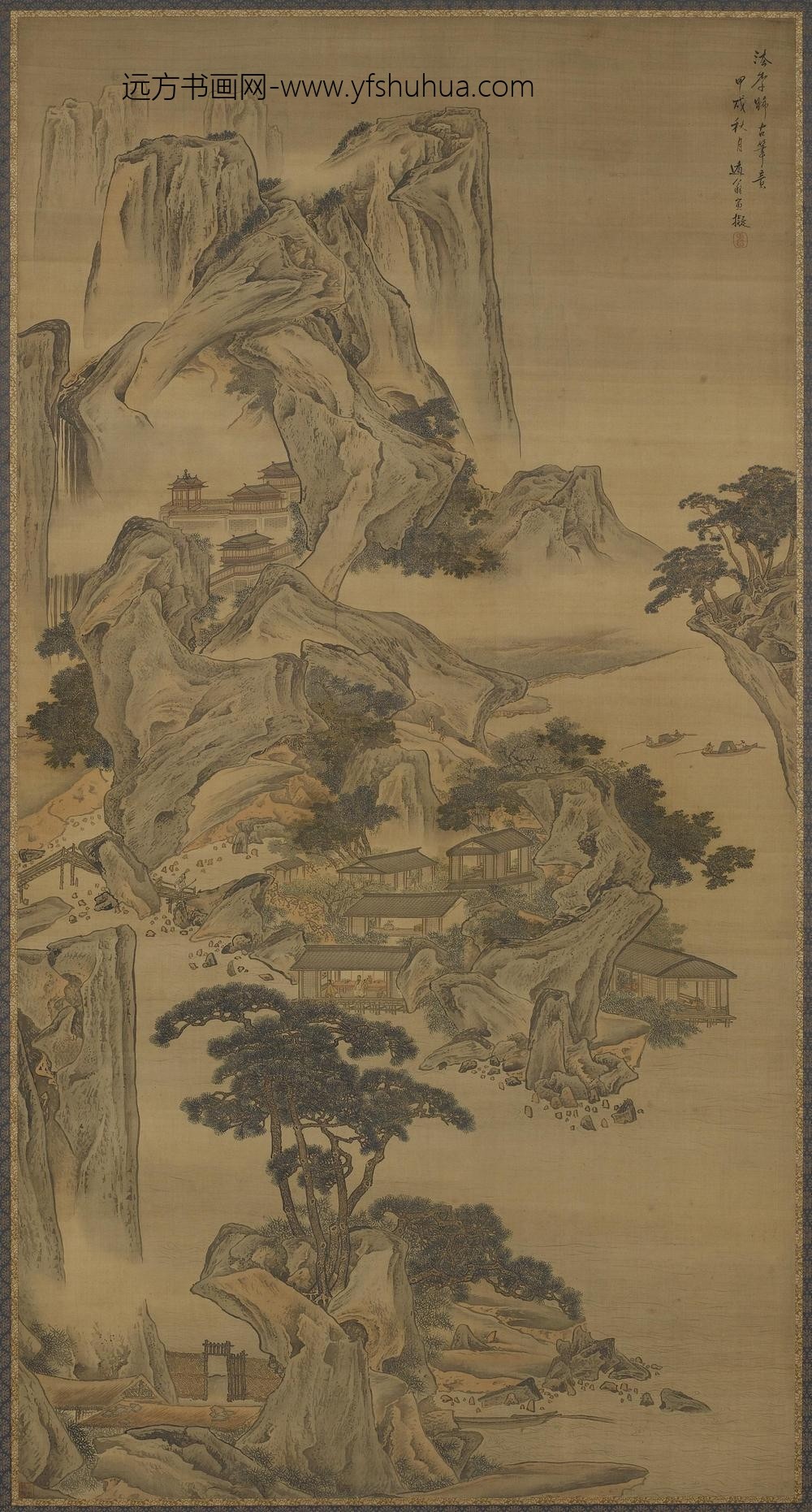 李寅_法李晞古笔意山水图