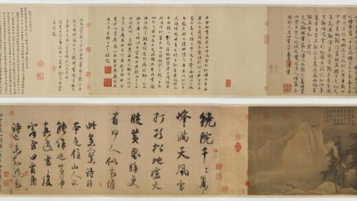 李山 风雪杉松图卷.jpg