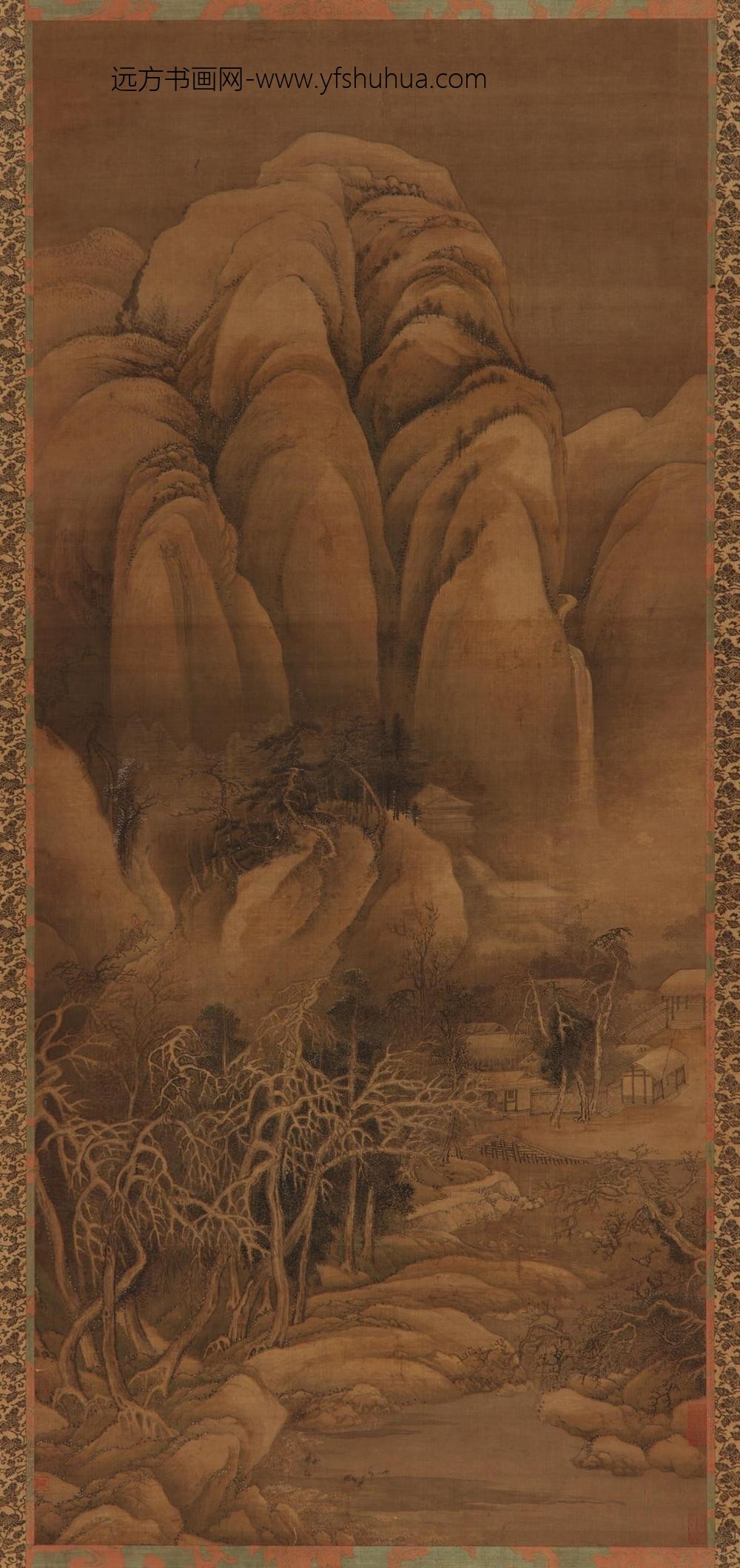 李成_山庄雪霁图