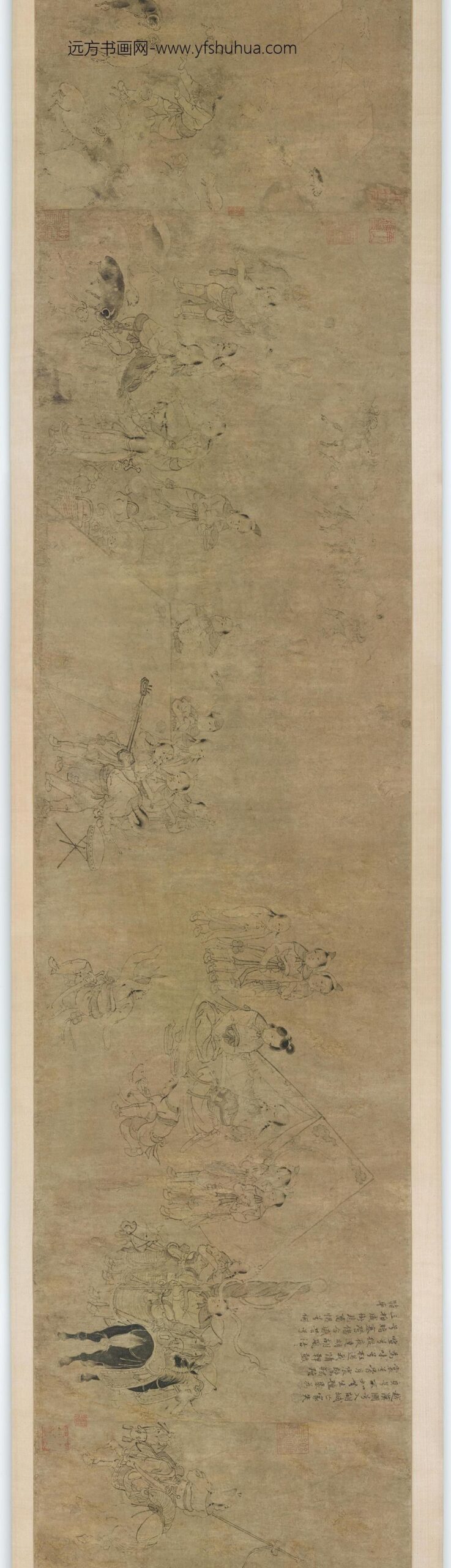 李成_文姬降胡图卷_