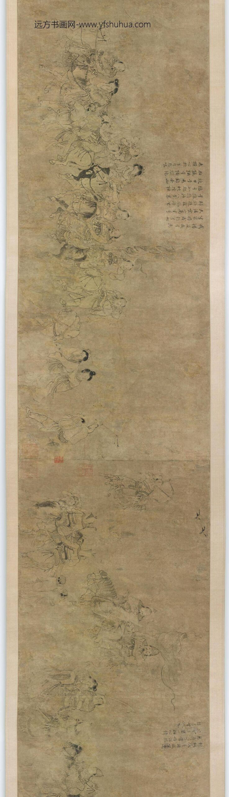 李成_文姬降胡图卷_