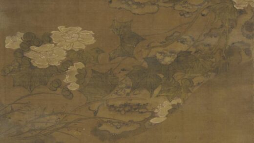 李迪 芳草文禽碧水渊图.jpg