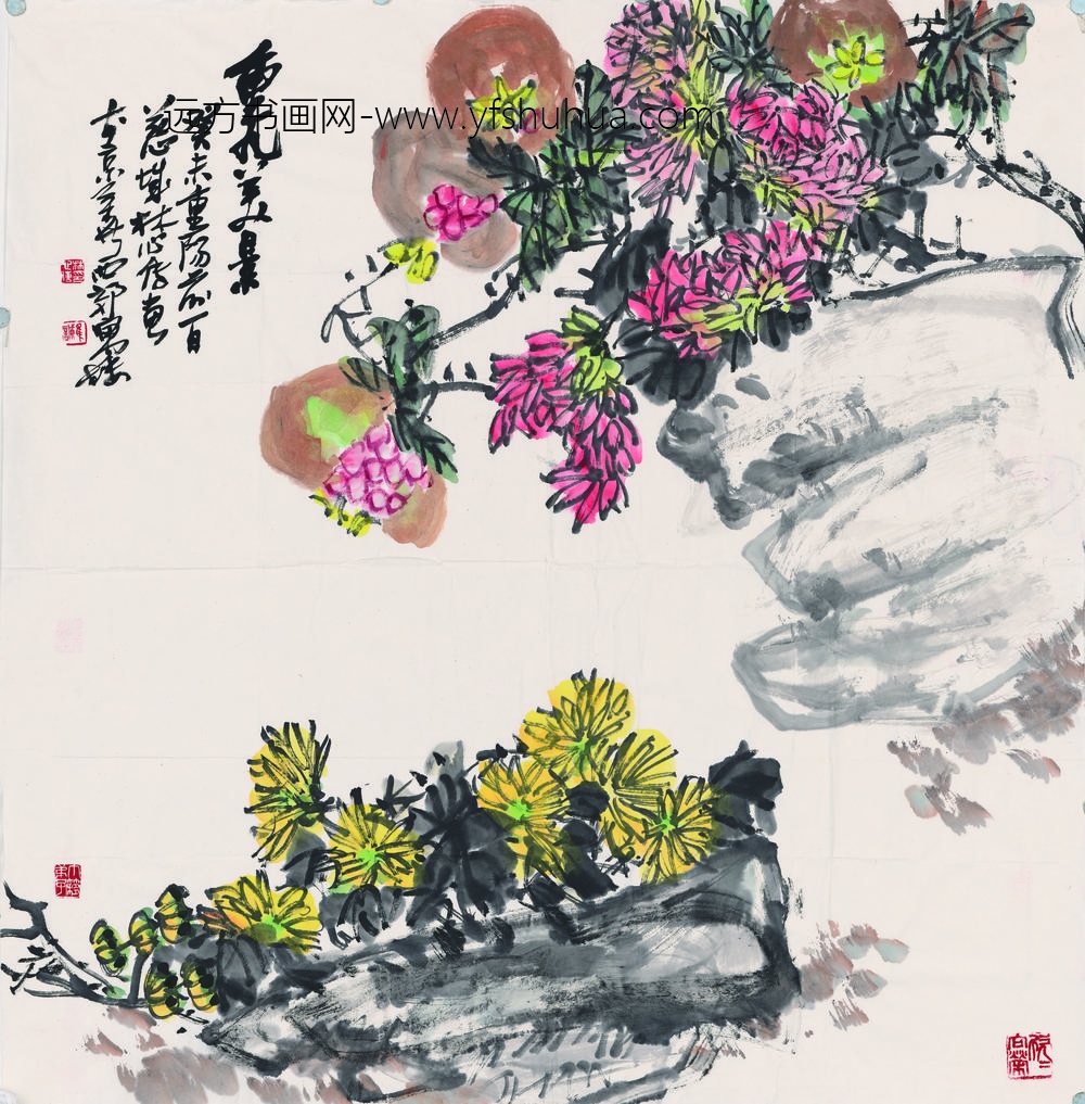 林心传_菊花石榴