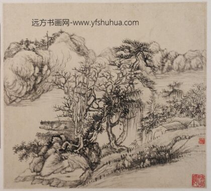 柳堉 山水图册八开 1.jpg