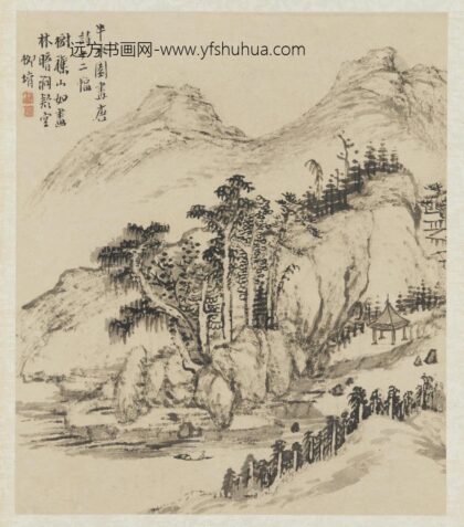 柳堉 拟梁元帝萧绎诗句所作山水图.jpg