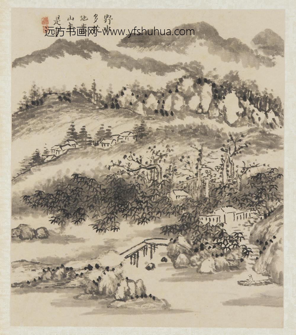 柳堉_拟赵师秀诗意境山水图