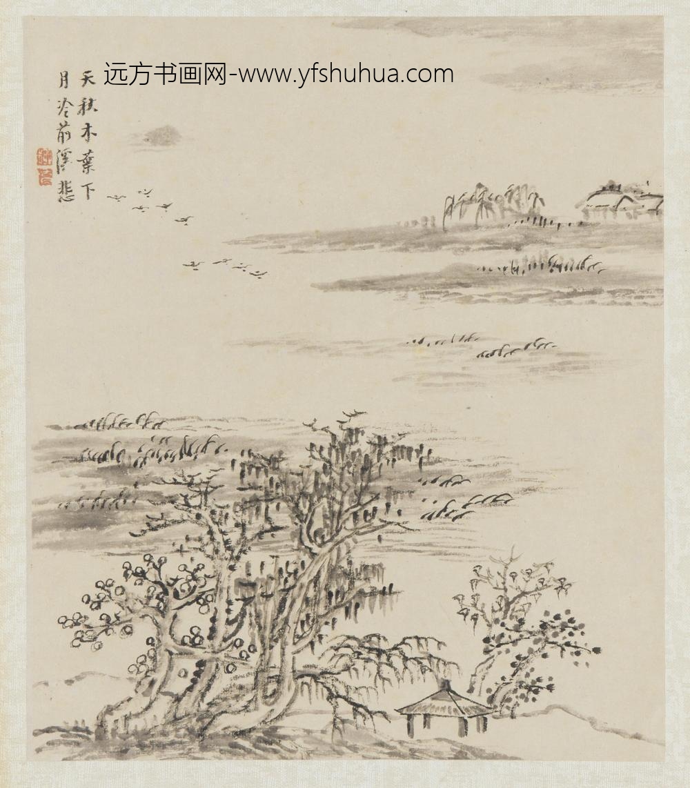 柳堉_李白诗意山水图