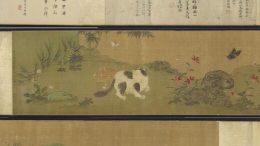 梁楷 花荫戏猫图卷.jpg