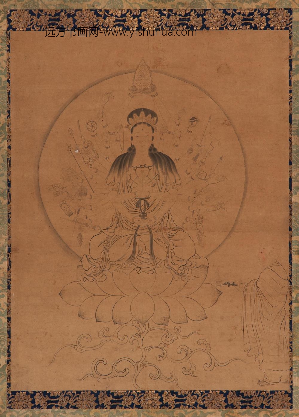 梵隆禅师_千手千眼观世音菩萨像