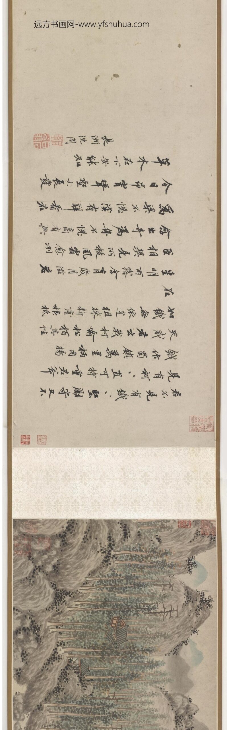 沈周_山水图卷_