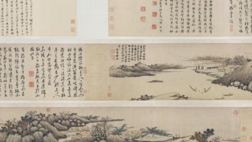 沈周 江村渔乐图卷.jpg