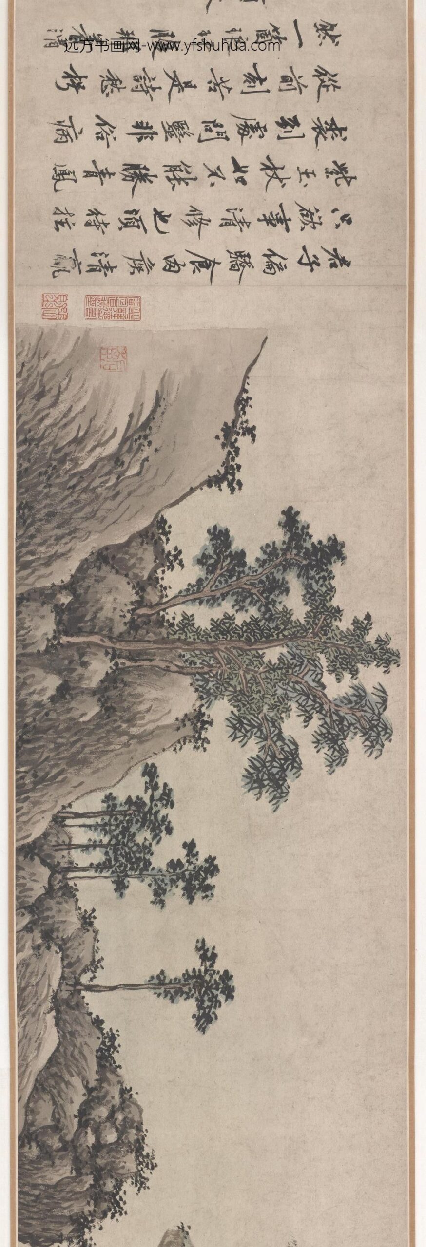 沈周_竹里幽居图_