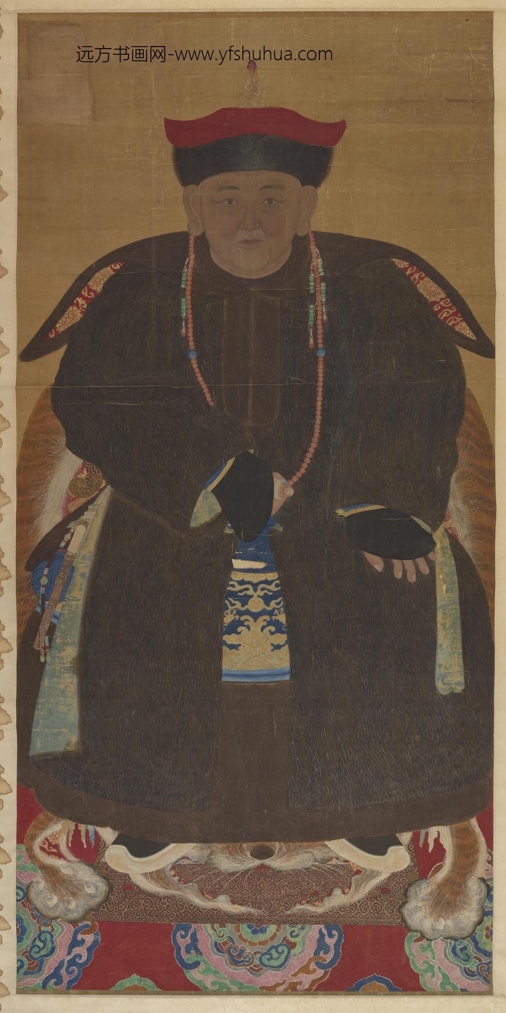 清代朝臣多尔衮肖像