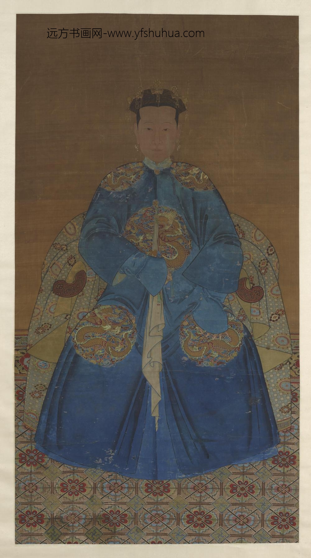清和硕豫亲王多铎福晋肖像