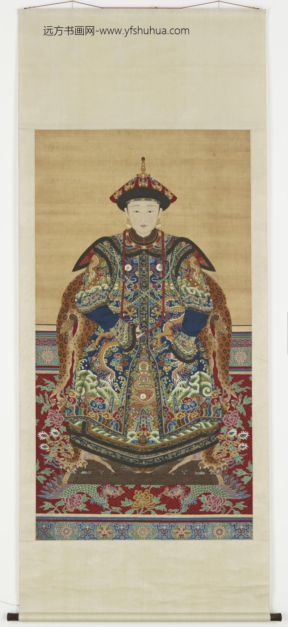 满族贵妇肖像