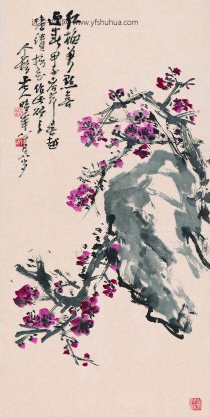 王个簃 红梅图 1.jpg