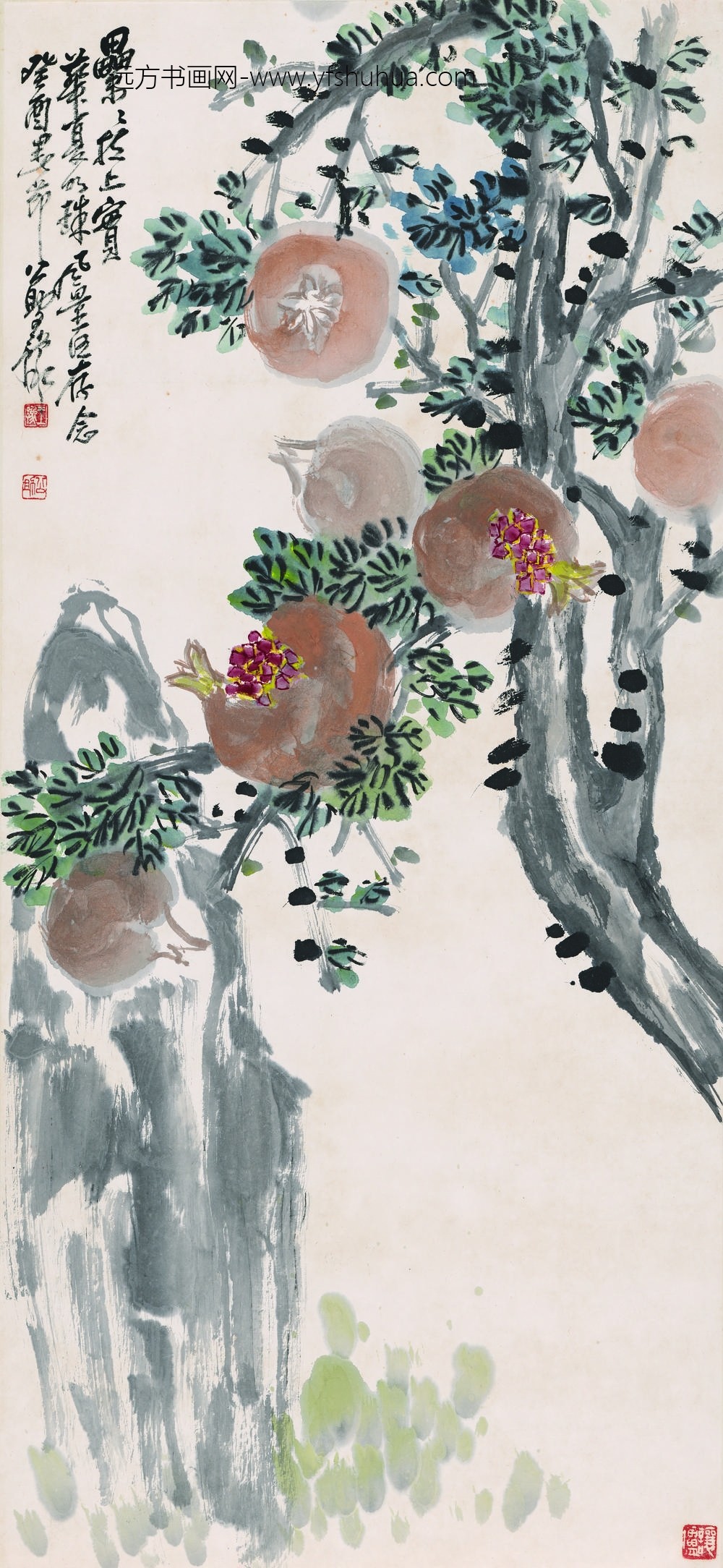 王公助_石榴图