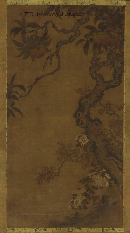 王振鹏 桃菊图.jpg
