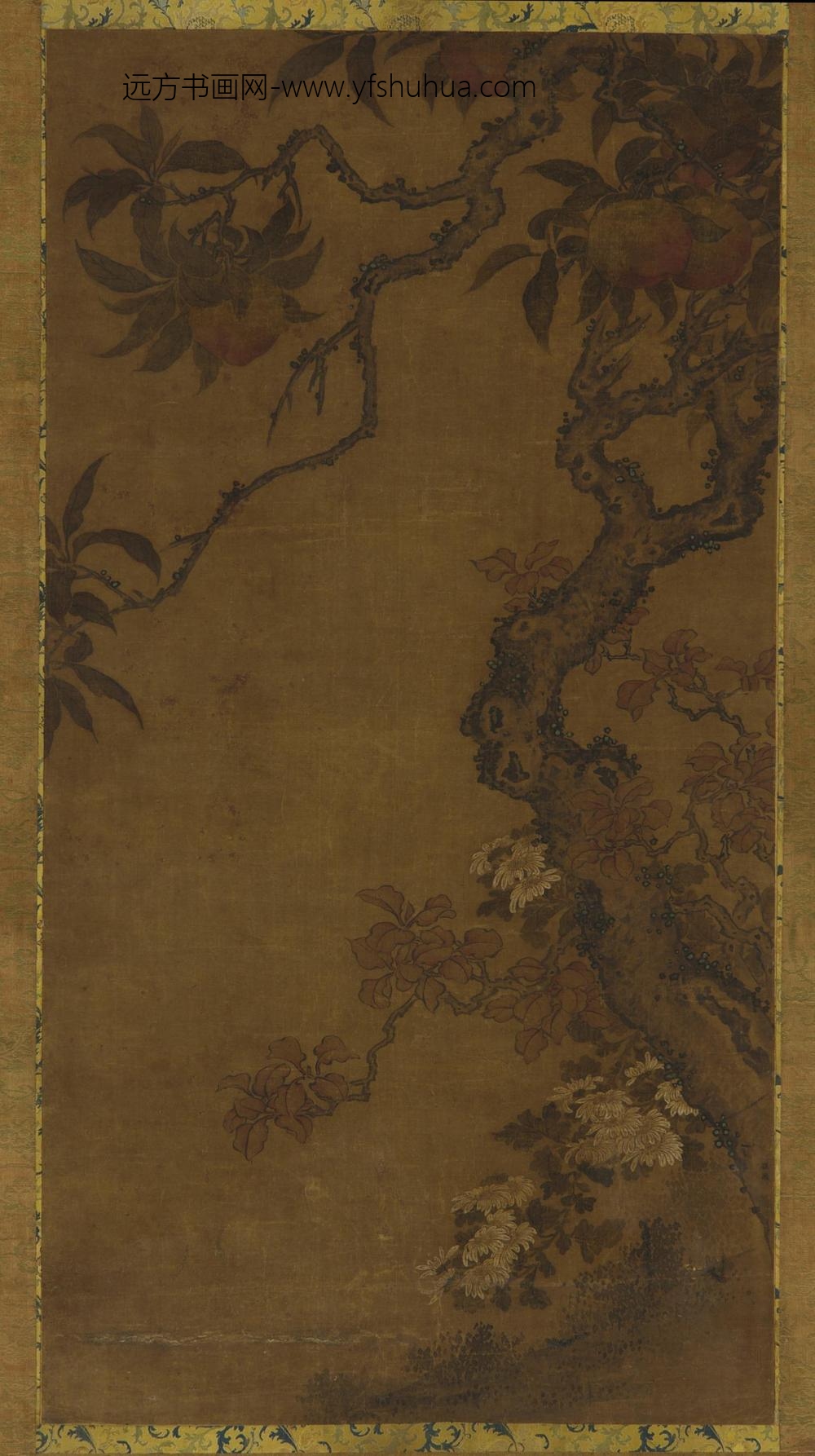 王振鹏_桃菊图