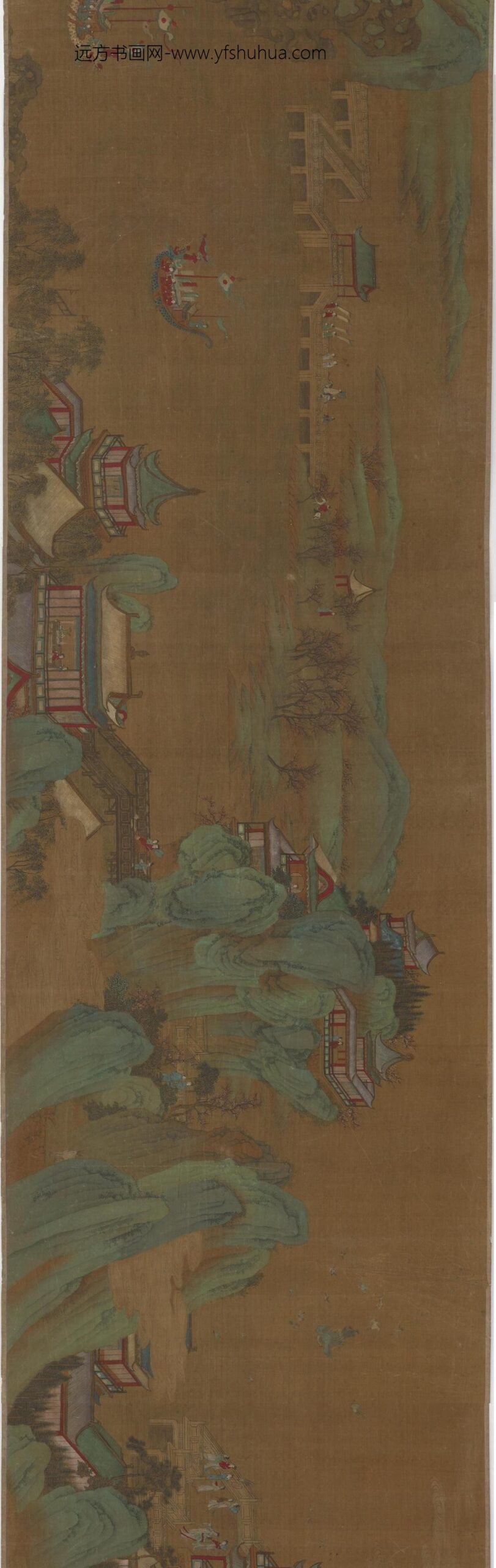 王振鹏_水殿图卷_