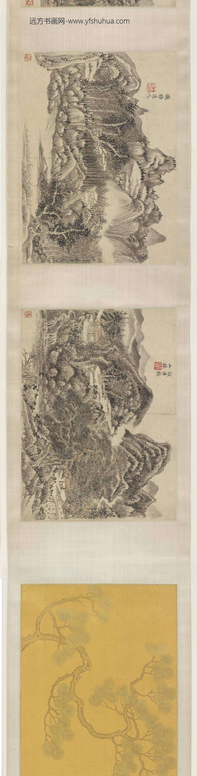 王时敏_六页山水图卷_