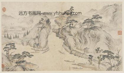 王渊 江岸山水图.jpg