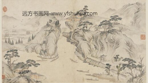 王渊 江岸山水图.jpg