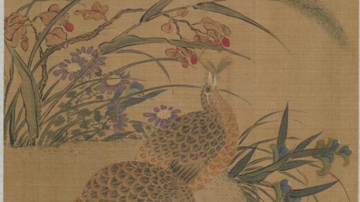 王渊 鹌鹑花卉图.jpg