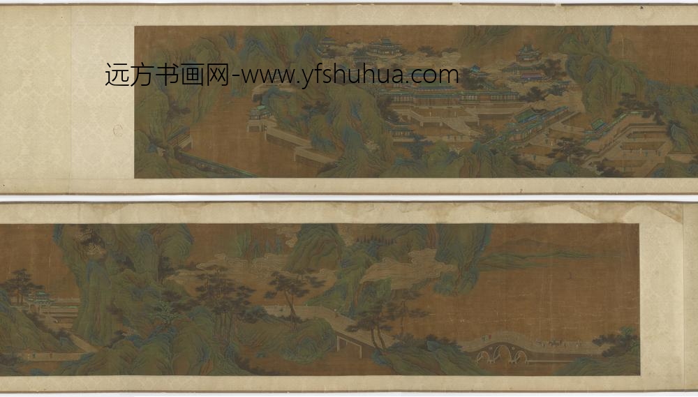 王维_金碧山水图卷