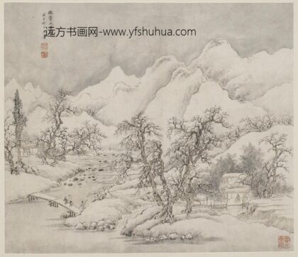 王翚 仿李成营丘雪图.jpg