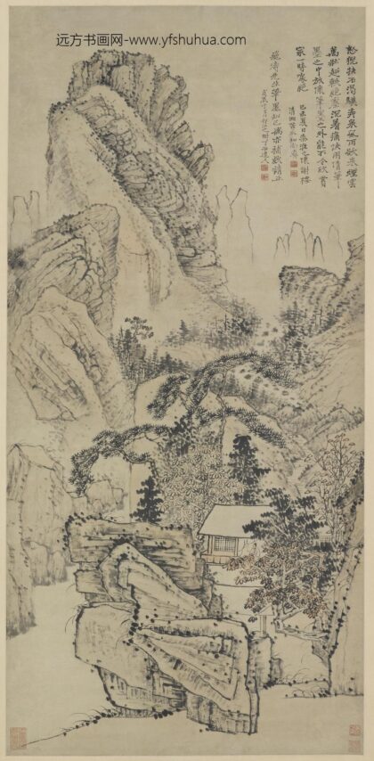 石涛 山居茅舍图.jpg