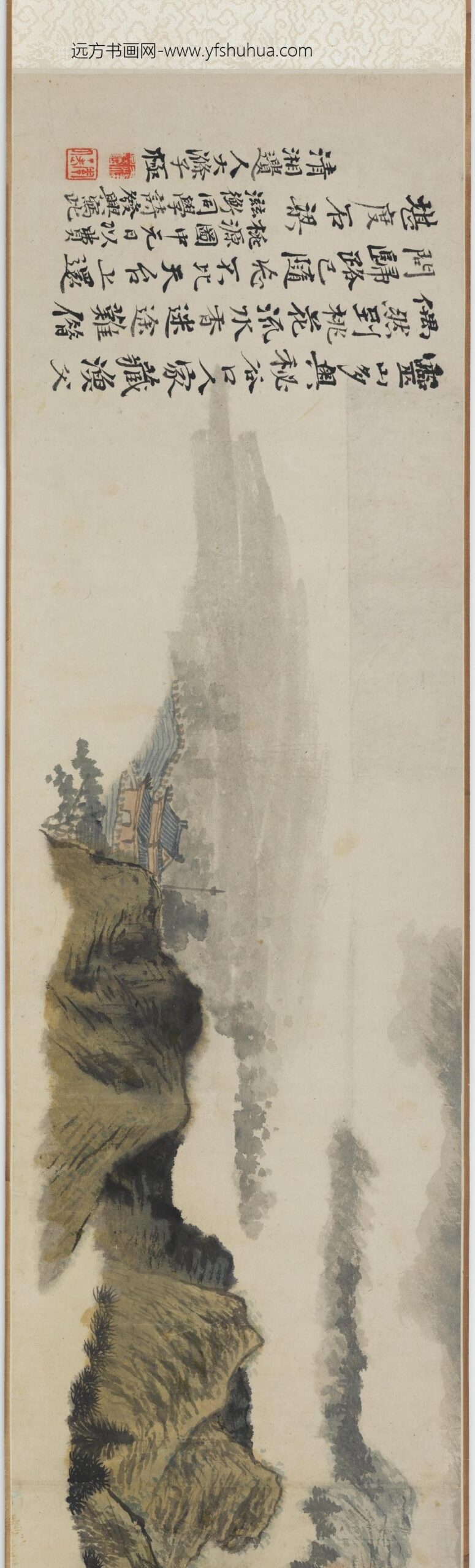 石涛_桃源胜境图卷_