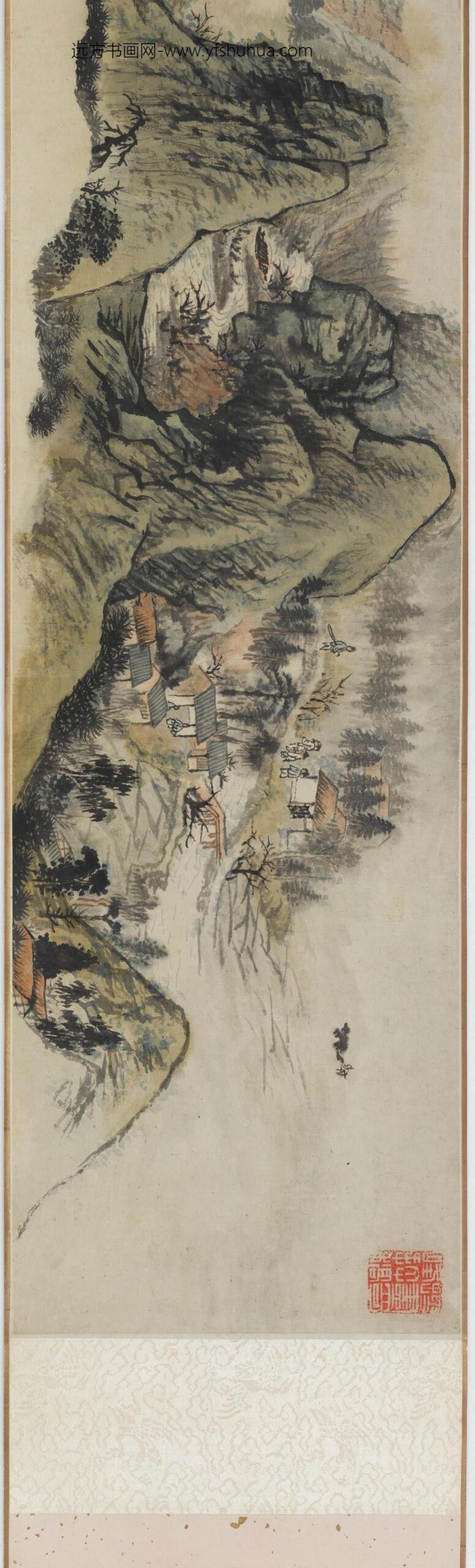 石涛_桃源胜境图卷_