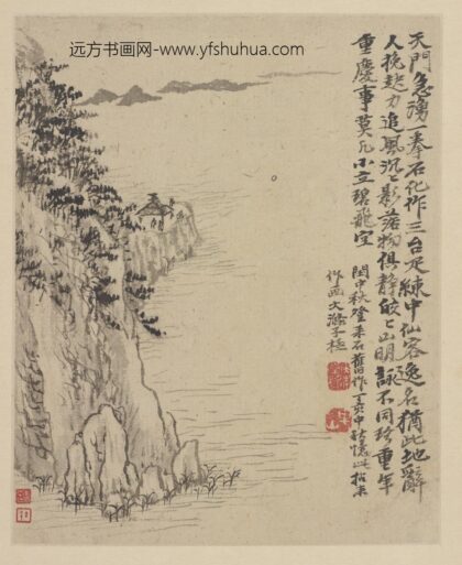 石涛 金陵忆旧册 中秋登采石图.jpg