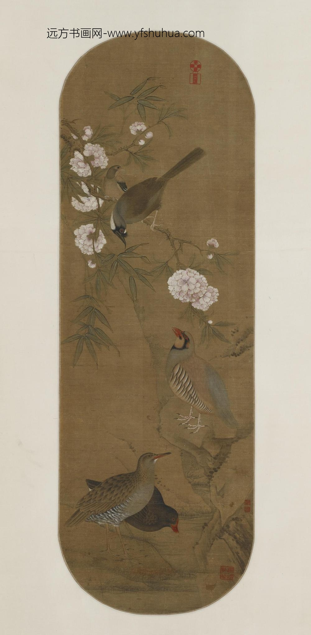 禹之鼎_花鸟图-